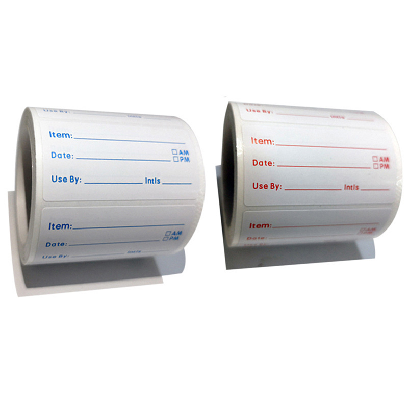 Food Storage Labels - 500 قطعة/لفة ملصقات للمطبخ، ملصقات لتجميد