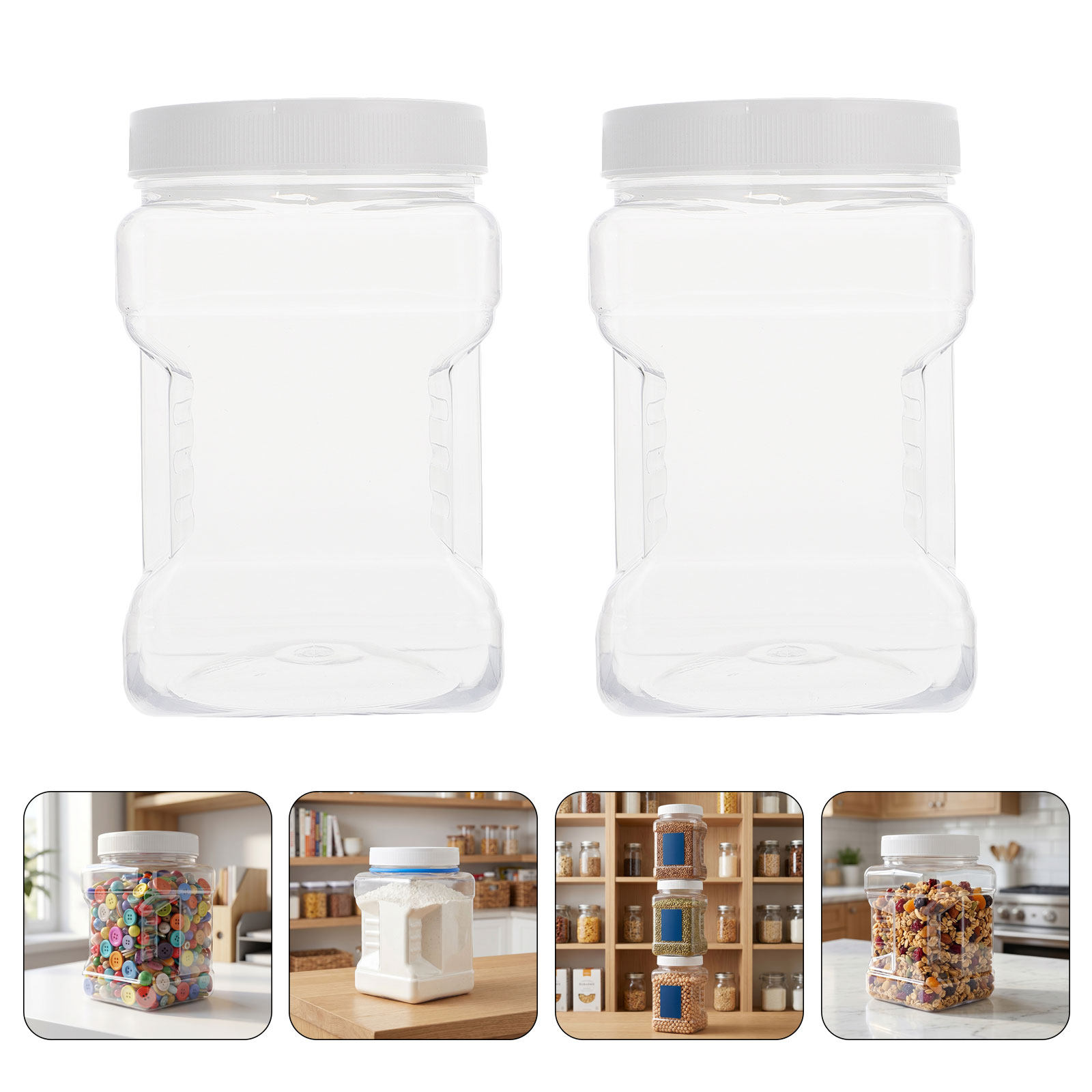 6 قطع من أوعية التخزين الشفافة - مراجعة Food Storage Containers وسعره