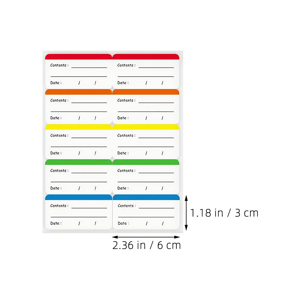300 قطعة من ملصقات تخزين الطعا - مراجعة Food Storage Labels وسعره