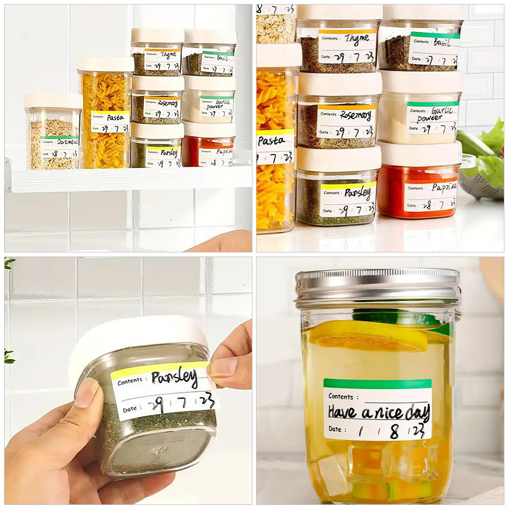 300 قطعة من ملصقات تخزين الطعا - مراجعة Food Storage Labels وسعره
