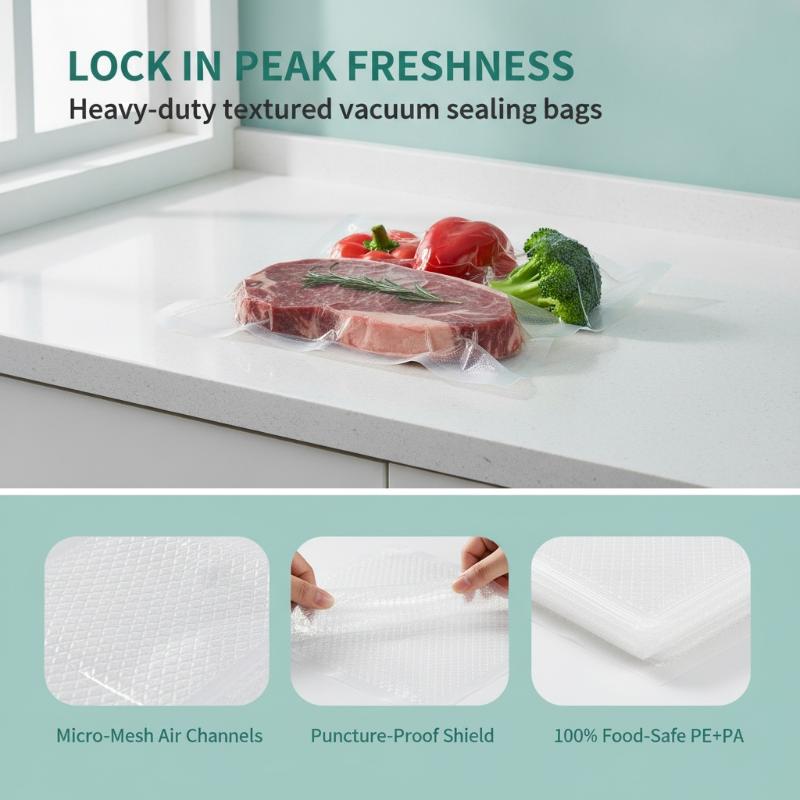 100 قطعة من أكياس تغليف الطعام - مراجعة Food Storage Bag وسعره
